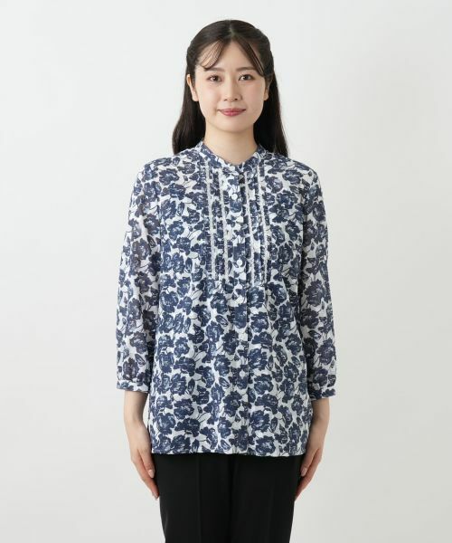 Leilian / レリアン シャツ・ブラウス | バンドカラーブラウス | 詳細4
