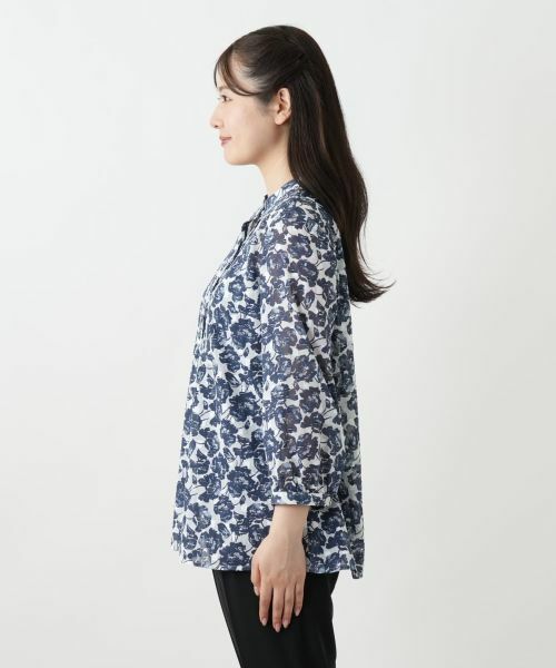 Leilian / レリアン シャツ・ブラウス | バンドカラーブラウス | 詳細5