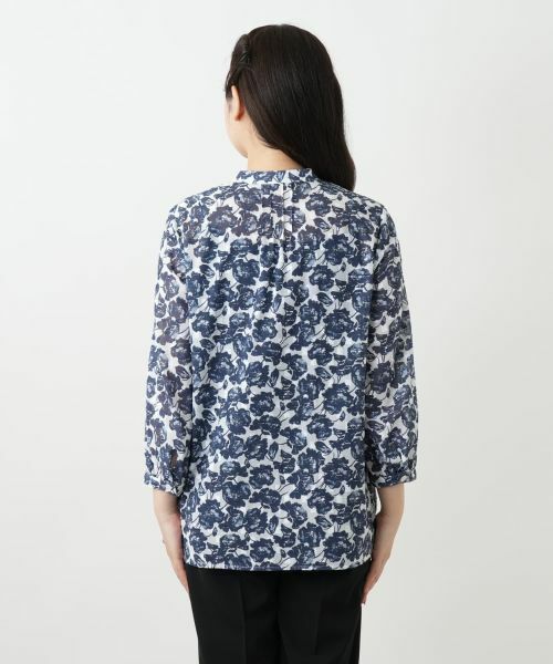 Leilian / レリアン シャツ・ブラウス | バンドカラーブラウス | 詳細6