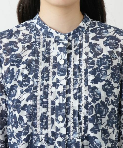 Leilian / レリアン シャツ・ブラウス | バンドカラーブラウス | 詳細7