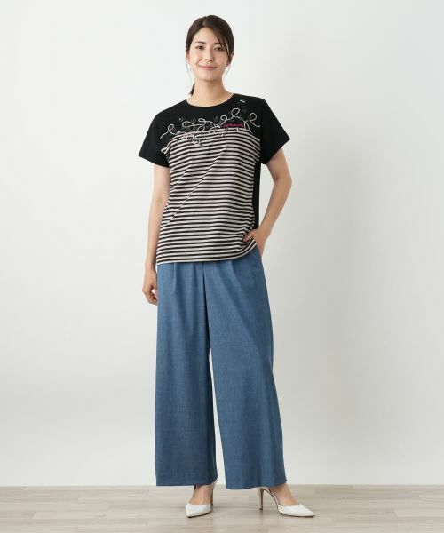 Leilian / レリアン その他パンツ | タックワイドパンツ | 詳細4