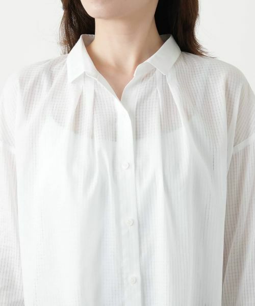 Leilian / レリアン シャツ・ブラウス | 織柄シャツブラウス【SOMELOS】 | 詳細10