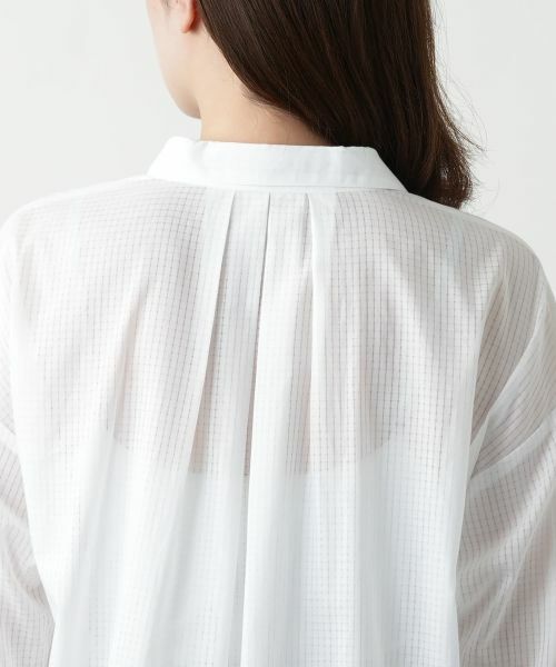 Leilian / レリアン シャツ・ブラウス | 織柄シャツブラウス【SOMELOS】 | 詳細11