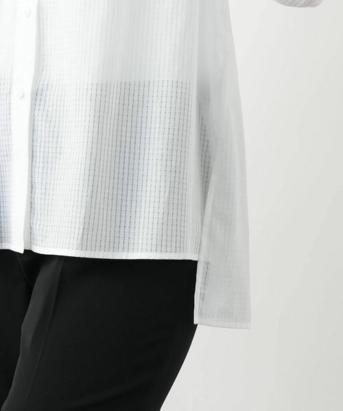 Leilian / レリアン シャツ・ブラウス | 織柄シャツブラウス【SOMELOS】 | 詳細14