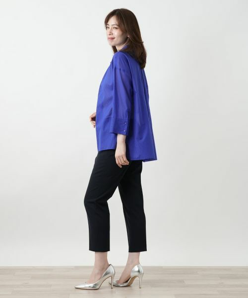 Leilian / レリアン シャツ・ブラウス | 織柄シャツブラウス【SOMELOS】 | 詳細2