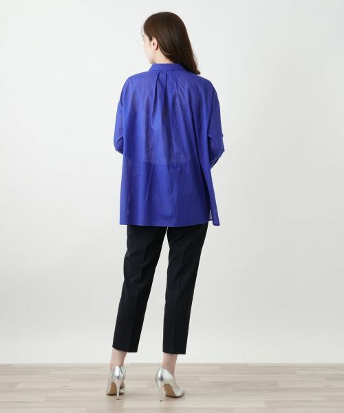 Leilian / レリアン シャツ・ブラウス | 織柄シャツブラウス【SOMELOS】 | 詳細3