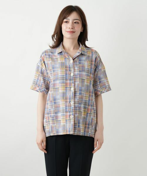 Leilian / レリアン シャツ・ブラウス | チェックシャツブラウス | 詳細4