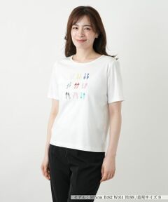 Leilian / レリアン Tシャツ | 刺繍カットソー