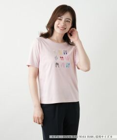 Leilian / レリアン Tシャツ | 刺繍カットソー