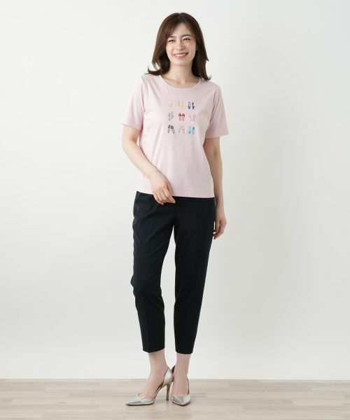 Leilian / レリアン Tシャツ | 刺繍カットソー | 詳細1