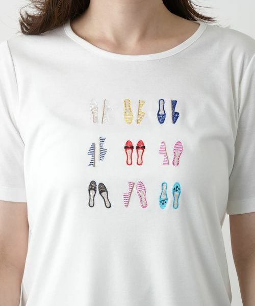 Leilian / レリアン Tシャツ | 刺繍カットソー | 詳細14