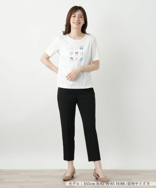 Leilian / レリアン Tシャツ | 刺繍カットソー | 詳細4