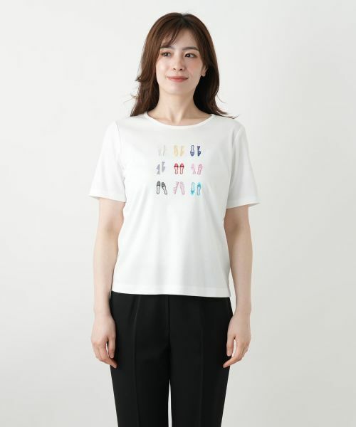 Leilian / レリアン Tシャツ | 刺繍カットソー | 詳細7