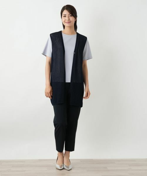 Leilian / レリアン テーラードジャケット | ニットベスト | 詳細1