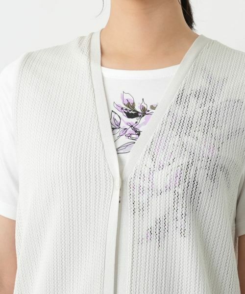 Leilian / レリアン テーラードジャケット | ニットベスト | 詳細10