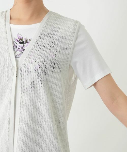 Leilian / レリアン テーラードジャケット | ニットベスト | 詳細12