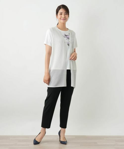 Leilian / レリアン テーラードジャケット | ニットベスト | 詳細4