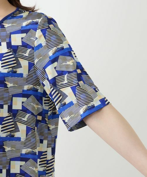 Leilian / レリアン カットソー | プリントタックカットソー | 詳細10