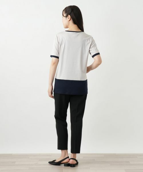 Leilian / レリアン カットソー | スパンコール刺繍カットソー | 詳細3