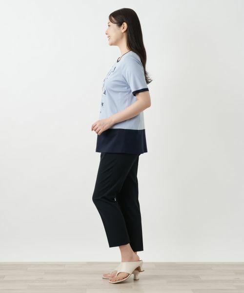 Leilian / レリアン カットソー | スパンコール刺繍カットソー | 詳細5