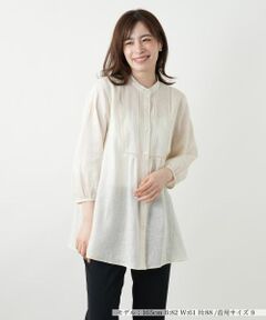 Leilian / レリアン シャツ・ブラウス | バンドカラーブラウス