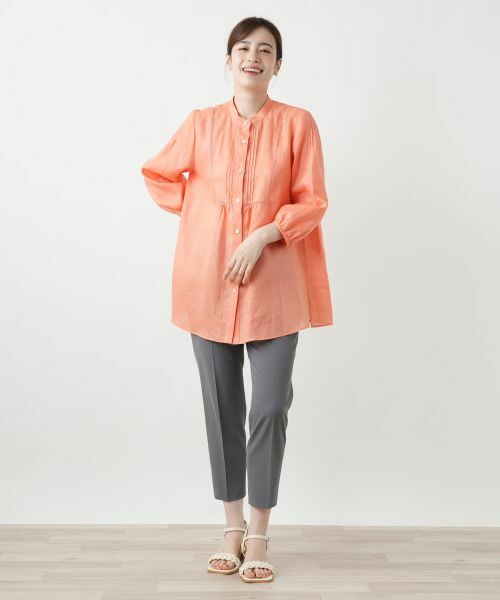 Leilian / レリアン シャツ・ブラウス | バンドカラーブラウス | 詳細1