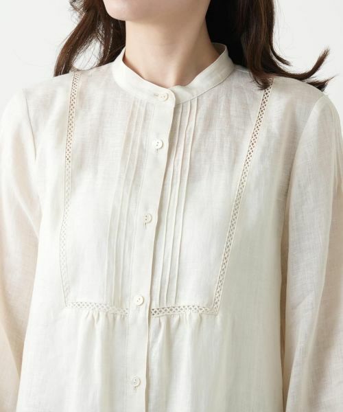 Leilian / レリアン シャツ・ブラウス | バンドカラーブラウス | 詳細10