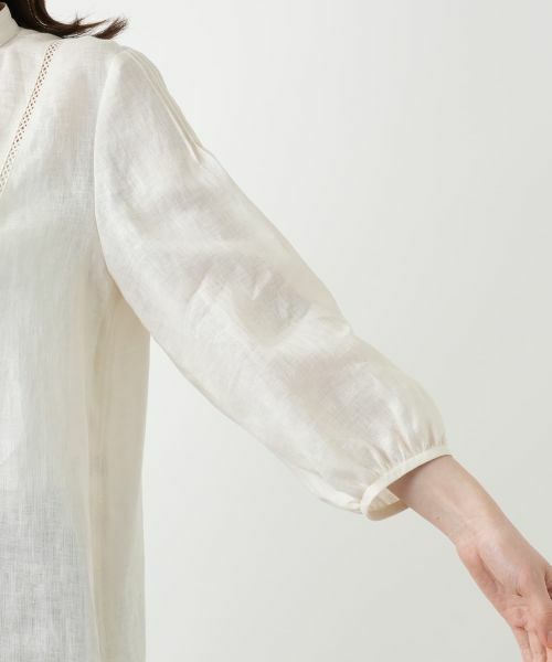 Leilian / レリアン シャツ・ブラウス | バンドカラーブラウス | 詳細12