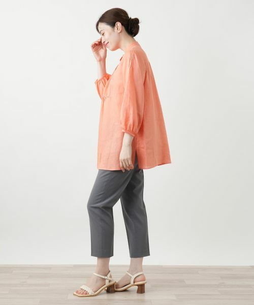 Leilian / レリアン シャツ・ブラウス | バンドカラーブラウス | 詳細2