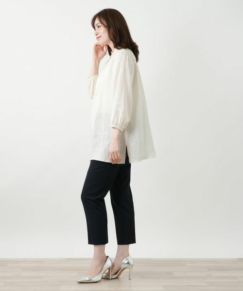 Leilian / レリアン シャツ・ブラウス | バンドカラーブラウス | 詳細5