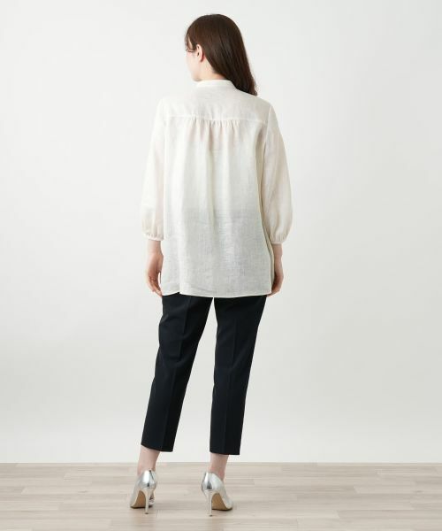 Leilian / レリアン シャツ・ブラウス | バンドカラーブラウス | 詳細6