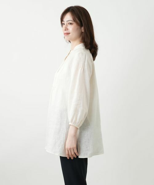 Leilian / レリアン シャツ・ブラウス | バンドカラーブラウス | 詳細8