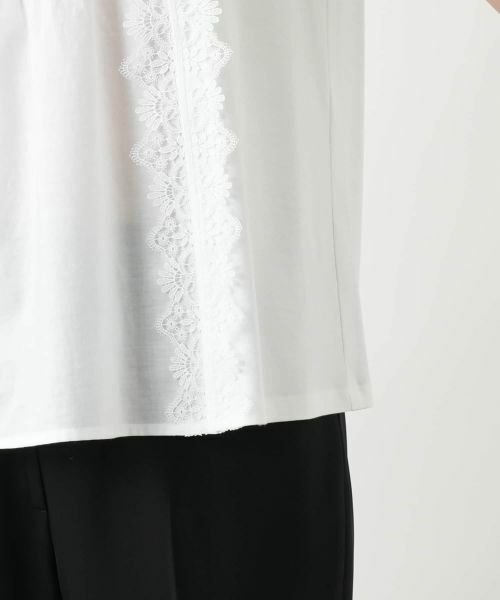 Leilian / レリアン カットソー | レース刺繍ブラウス | 詳細10