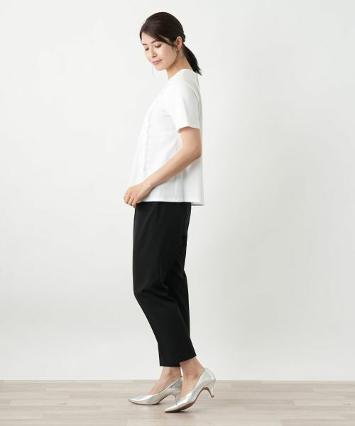 Leilian / レリアン カットソー | レース刺繍ブラウス | 詳細2