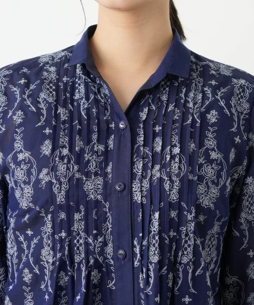 Leilian / レリアン シャツ・ブラウス | フラワー刺繍ブラウス【Leilian WHITE LABEL】 | 詳細10