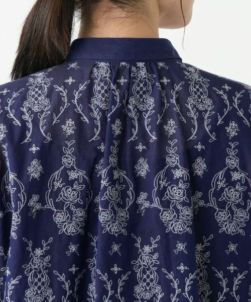 Leilian / レリアン シャツ・ブラウス | フラワー刺繍ブラウス【Leilian WHITE LABEL】 | 詳細11