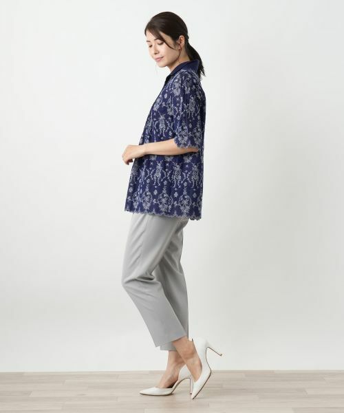 Leilian / レリアン シャツ・ブラウス | フラワー刺繍ブラウス【Leilian WHITE LABEL】 | 詳細5