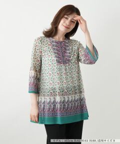 Leilian / レリアン シャツ・ブラウス | プリントブラウス【Leilian WHITE LABEL】