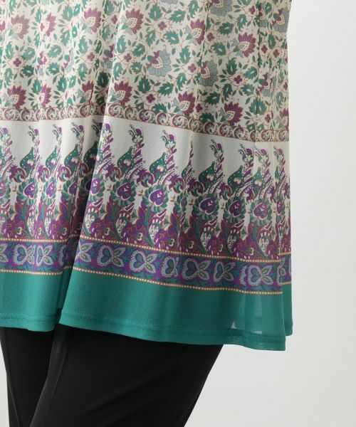 Leilian / レリアン シャツ・ブラウス | プリントブラウス【Leilian WHITE LABEL】 | 詳細10