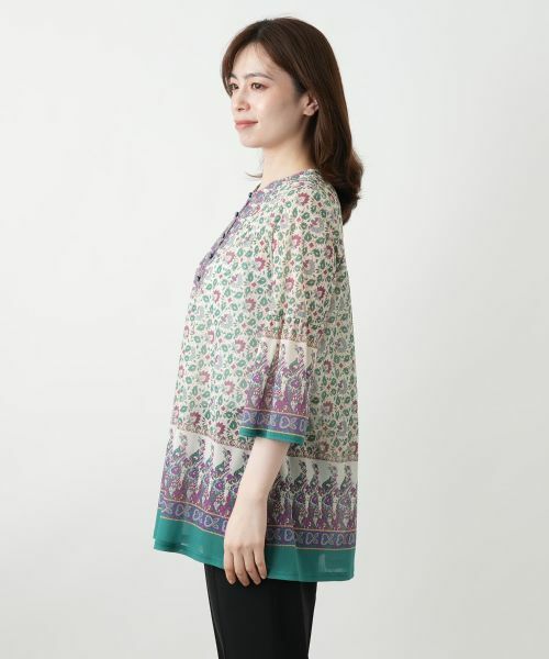 Leilian / レリアン シャツ・ブラウス | プリントブラウス【Leilian WHITE LABEL】 | 詳細5