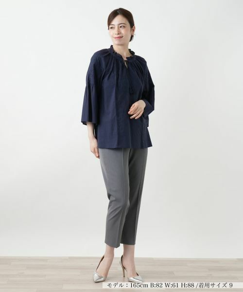 Leilian / レリアン シャツ・ブラウス | 刺繍フレアスリーブブラウス【Leilian WHITE LABEL】 | 詳細4