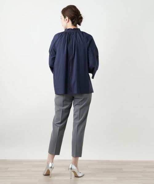 Leilian / レリアン シャツ・ブラウス | 刺繍フレアスリーブブラウス【Leilian WHITE LABEL】 | 詳細6