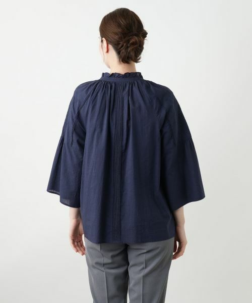 Leilian / レリアン シャツ・ブラウス | 刺繍フレアスリーブブラウス【Leilian WHITE LABEL】 | 詳細9