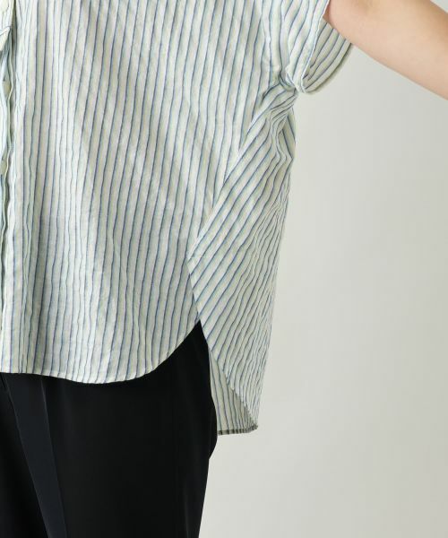 Leilian / レリアン シャツ・ブラウス | ストライプブラウス【Leilian WHITE LABEL】 | 詳細14
