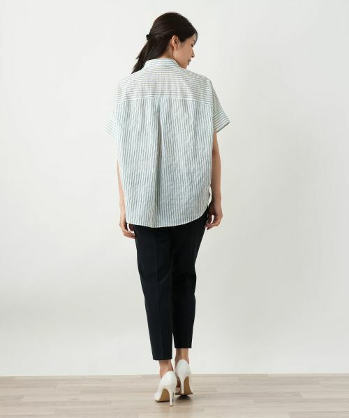 Leilian / レリアン シャツ・ブラウス | ストライプブラウス【Leilian WHITE LABEL】 | 詳細6