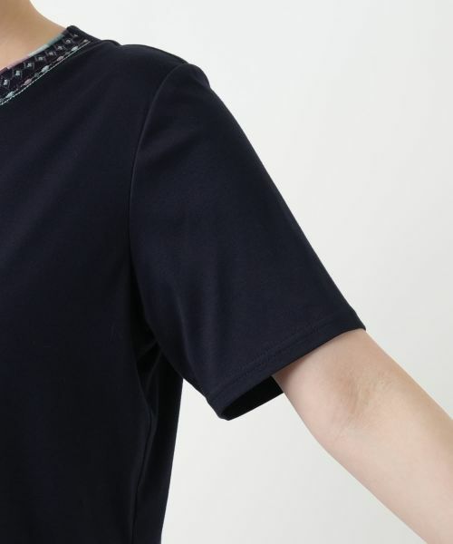 Leilian / レリアン Tシャツ | 刺繍カットソー【Leilian WHITE LABEL】 | 詳細13