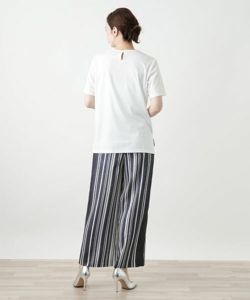 Leilian / レリアン Tシャツ | 刺繍カットソー【Leilian WHITE LABEL】 | 詳細3