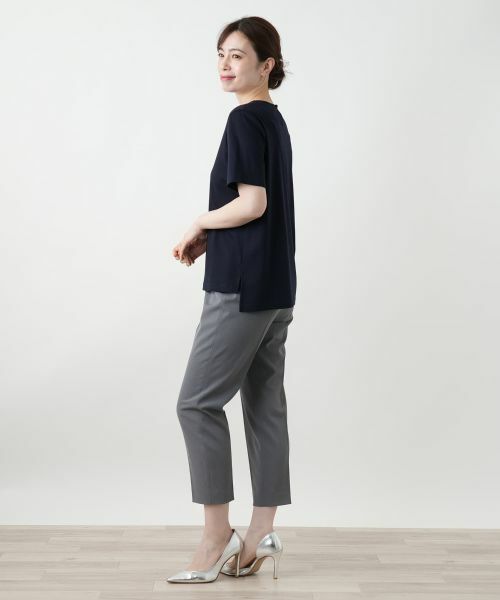 Leilian / レリアン Tシャツ | 刺繍カットソー【Leilian WHITE LABEL】 | 詳細5