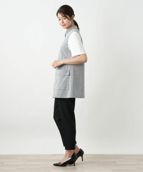 Leilian / レリアン テーラードジャケット | スタンドカラーベスト【Leilian WHITE LABEL】 | 詳細2