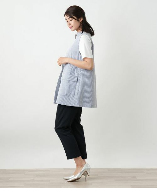 Leilian / レリアン テーラードジャケット | スタンドカラーベスト【Leilian WHITE LABEL】 | 詳細5